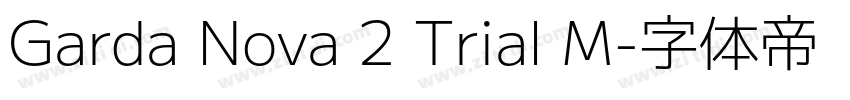 Garda Nova 2 Trial M字体转换